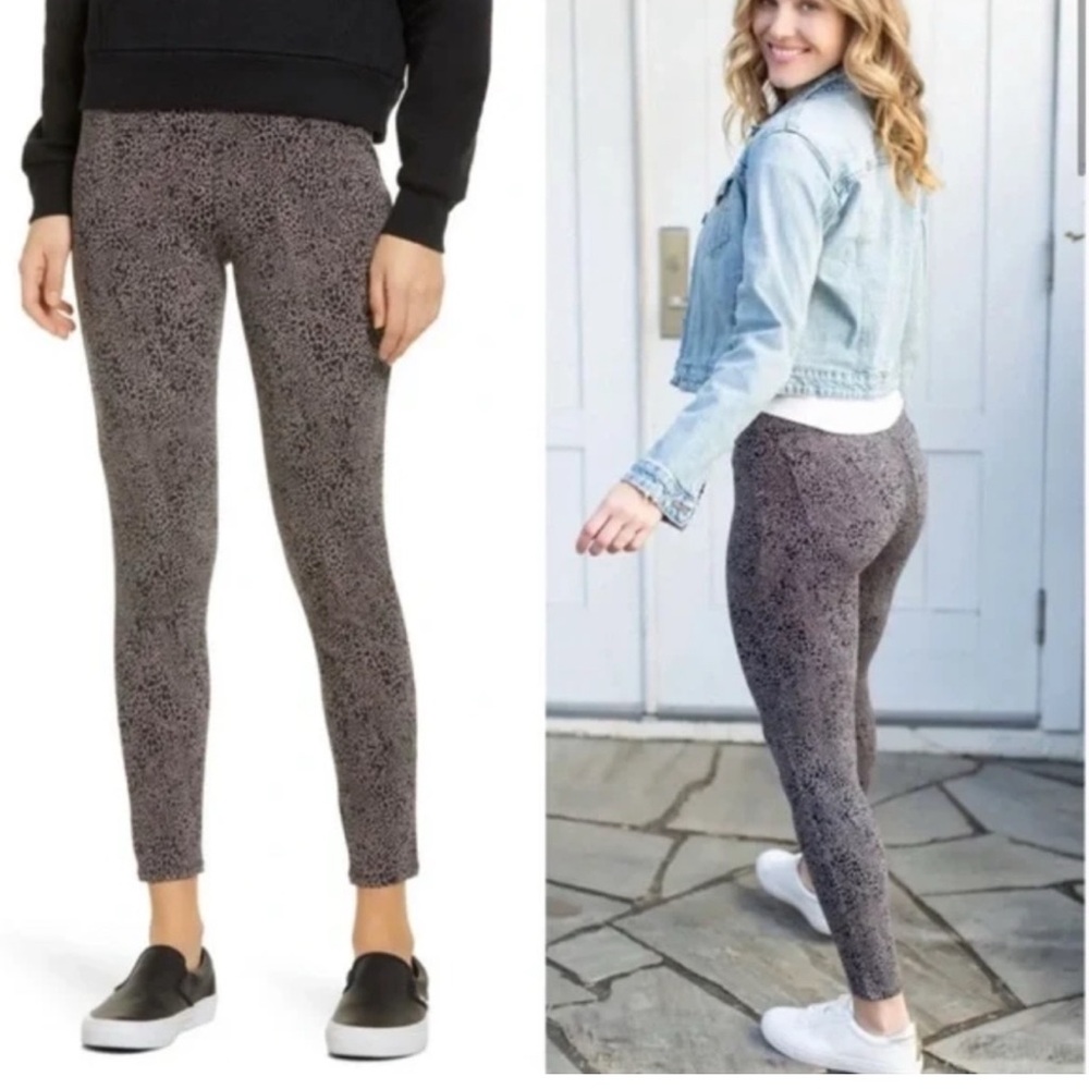 SPANX leopard print Leggings with Skinny Fit & sculpting shape-wear - xs